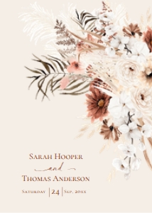 E071 Wedding Invite Back A: E071 Wedding Suite