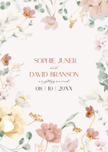 E074 Wedding Invite Back: E074 Wedding Suite