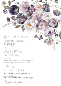E075 Wedding Invite Front: E075 Wedding Suite