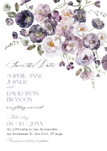 E075 Save The Date 5x7: E075 Wedding Suite