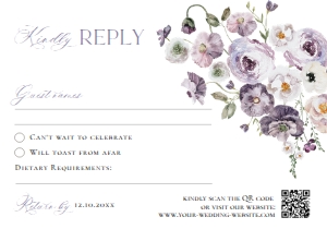 E075 RSVP 5x3.5: E075 Wedding Suite