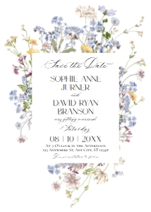 D029 Save The Date Card: D029 Wedding Bundle