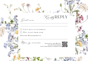 D029 RSVP 5X3.5: D029 RSVP Card
