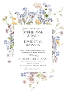 D029 Wedding Invite Front: D029 Wedding Bundle