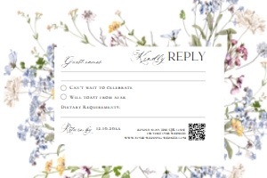 D029 RSVP 6x4: D029 RSVP Card