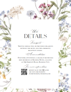 D029 Detail Card Vertical 4.25x5.5: D029 Enclosure Card