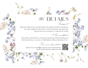 D029 Detail Card Horizontal 5.5x4.25: D029 Enclosure Card