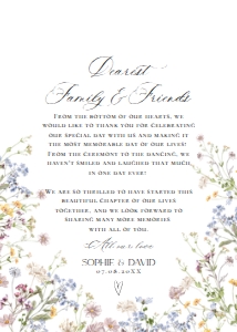 D029 Photo Thank You Card: D029 Wedding Bundle