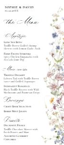 D029 Menu 4x9: D029 Wedding Bundle