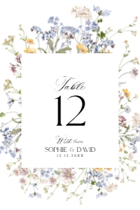 D029 Table Number 4x6: D029 Signage Bundle