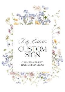 D029 Custom Sign 5x7: D029 Signage Bundle
