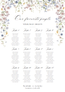 D029 Seating Chart Vertical A1: D029 Signage Bundle