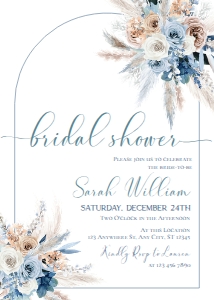 ACB008 Bridal Shower Invite: ACB008 Bridal Shower Invite