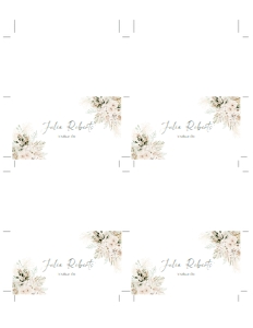 D024 Place Card Avery5302 8.5x11 Sheet: D024 Place Card