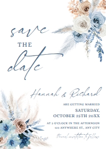 ACB037 Save The Date 5x7: ACB037 Save The Date