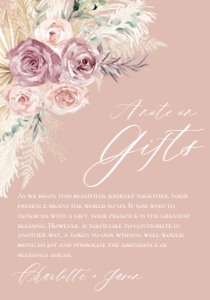 E009 Wishing Well Card 3.5x5: E009 Wedding Suite