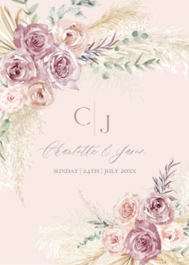 E009 Wedding Invite Back: E009 Wedding Suite