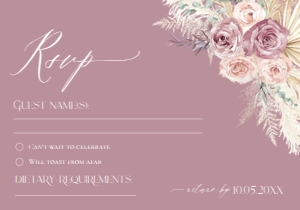 E009 RSVP 5x3.5: E009 Wedding Suite