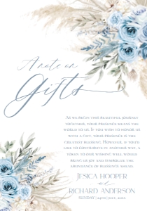E011 Wishing Well Card 3.5x5: E011 Wedding Suite