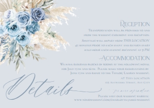 E011 Detail Card Horizontal 5x3.5: E011 Wedding Suite