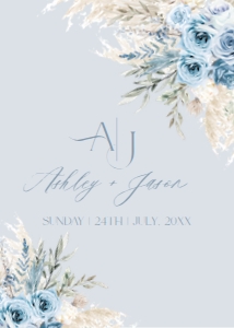 E013 Wedding Invite Back: E013 Wedding Suite