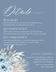 E013 Detail Card Vertical 4.25x5.5: E013 Wedding Suite