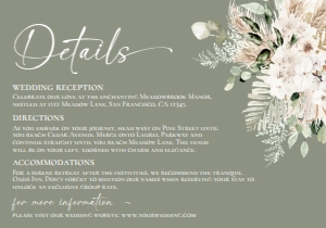 D024 Detail Card Horizontal 5x3.5: D024 Wedding Bundle