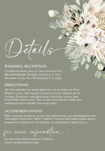 D024 Detail Card Vertical 3.5x5: D024 Wedding Bundle