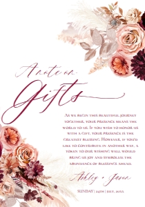 E041 Wishing Well Card 3.5x5: E041 Wedding Suite