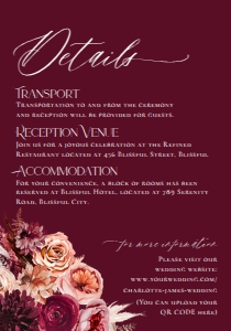 E041 Detail Card Vertical 3.5x5: E041 Wedding Suite