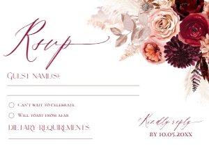 E041 RSVP 5x3.5: E041 Wedding Suite