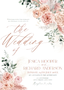 E052 Wedding Invite Front: E052 Wedding Suite