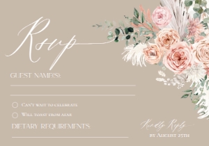 E052 RSVP 5x3.5: E052 Wedding Suite
