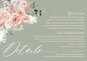 E052 Detail Card Horizontal 5x3.5: E052 Wedding Suite