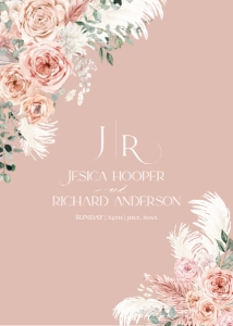 E052 Wedding Invite Back: E052 Wedding Suite