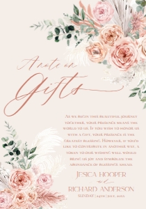 E052 Wishing Well Card 3.5x5: E052 Wedding Suite