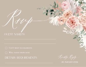 E052 RSVP 5.5x4.25: E052 Wedding Suite