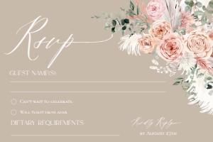 E052 RSVP 6x4: E052 Wedding Suite