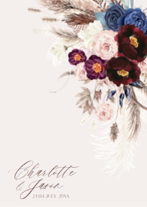 E053 Wedding Invite Back A: E053 Wedding Suite