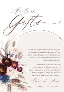 E053 Wishing Well Card 3.5x5: E053 Wedding Suite