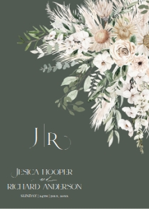 D025 Wedding Invite Back A: D025 Wedding Suite