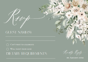 D025 RSVP 5x3.5: D025 Wedding Suite