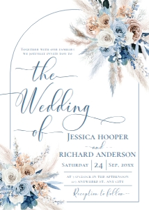 ACB022 Wedding Invite Front: ACB022 Wedding Suite