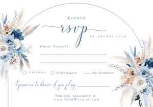 ACB022 RSVP 5x3.5: ACB022 Wedding Suite
