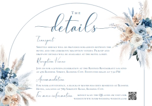 ACB022 Detail Card Horizontal 5x3.5: ACB022 Wedding Suite