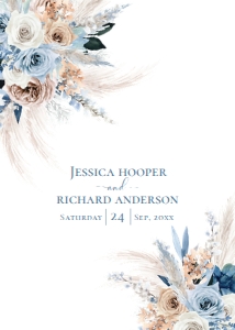 ACB022 Wedding Invite Back: ACB022 Wedding Suite