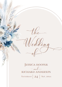 E067 Wedding Invite Back: E067 Wedding Suite
