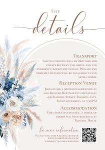 E067 Detail Card Vertical 3.5x5: E067 Wedding Suite