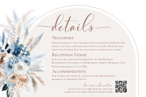 E067 Detail Card Horizontal 6x4: E067 Wedding Suite