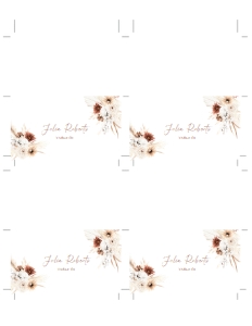 D021 Place Card Multiple Cards Avery5302: D021 Napkin Thank you Note